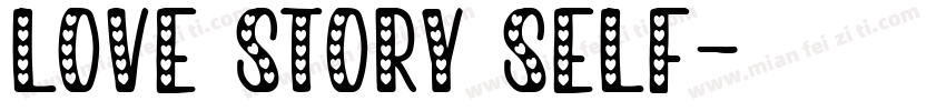 Love Story Self字体转换